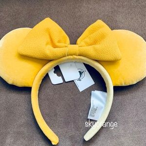 Minnie Mouse Ear Headband – Saffron Yellow
